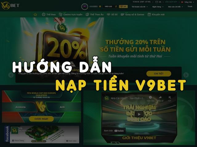Hình thức nạp tiền vào V9BET thông qua ví điện tử