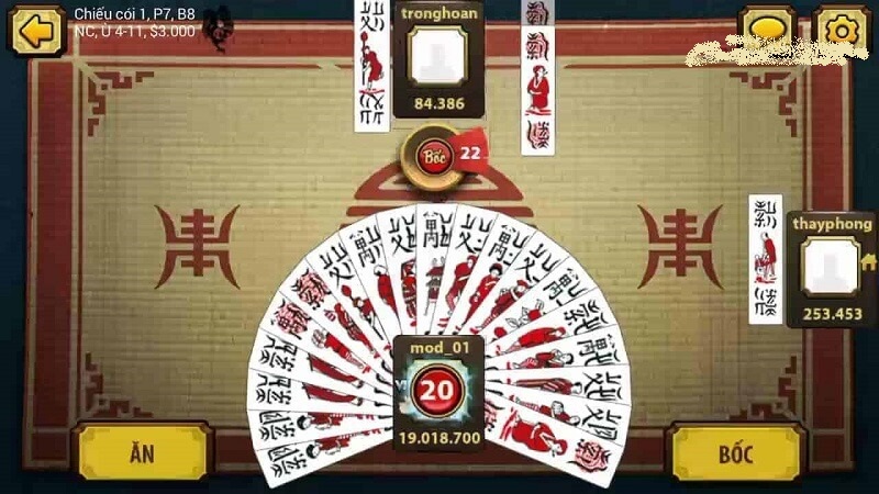 Luật chơi bài chắn chi tiết